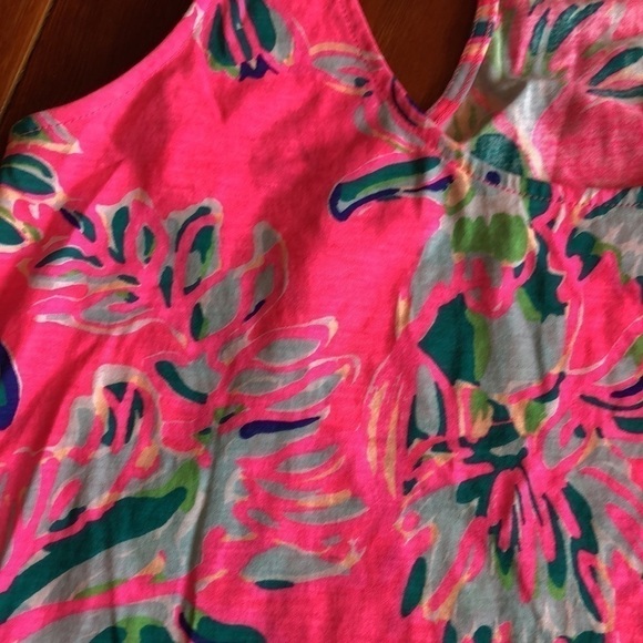 🌸 Lilly Pulitzer Monterey Tank Top Pink Sz XXS - Picture 4 of 9